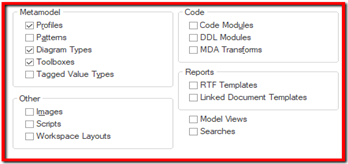 To Create a Profile Elements